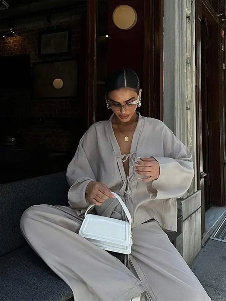 חליפת קזו׳אל קשירה- נועה