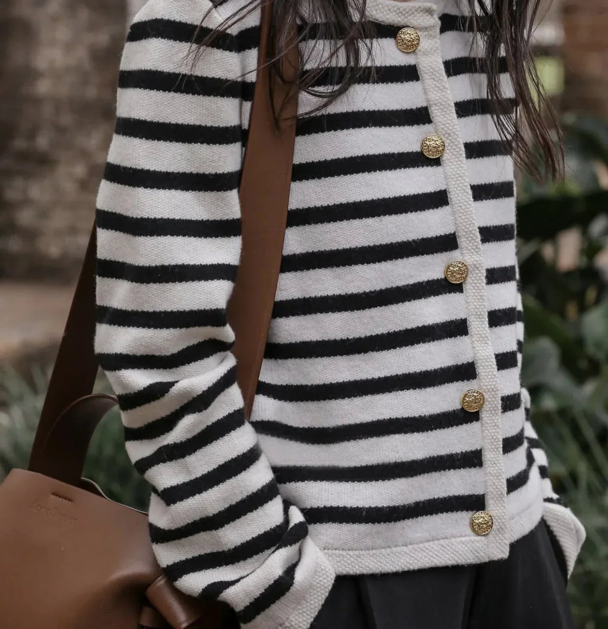 חליפת פסים סרוגה ונוחה- רומא