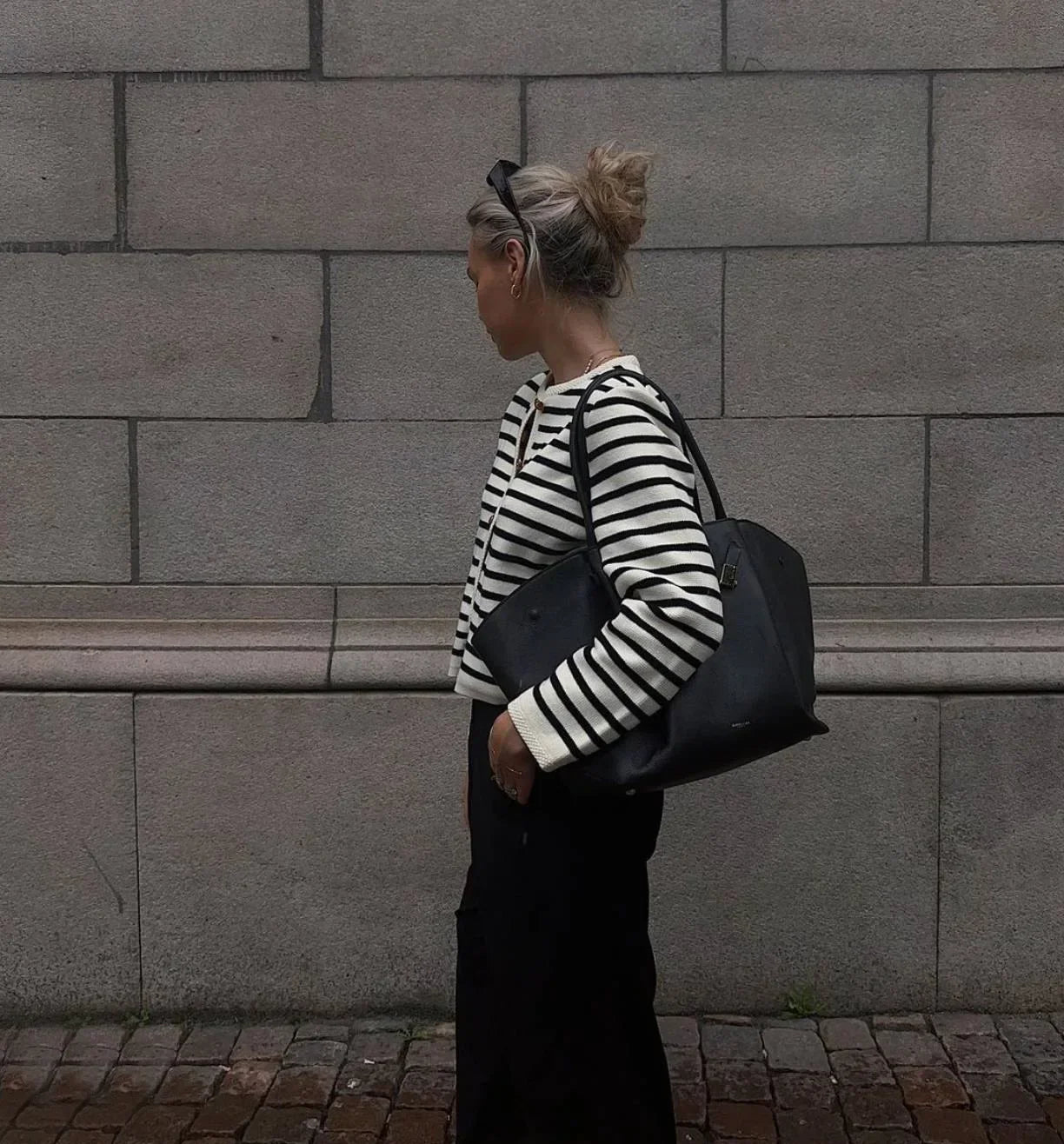 חליפת פסים סרוגה ונוחה- רומא