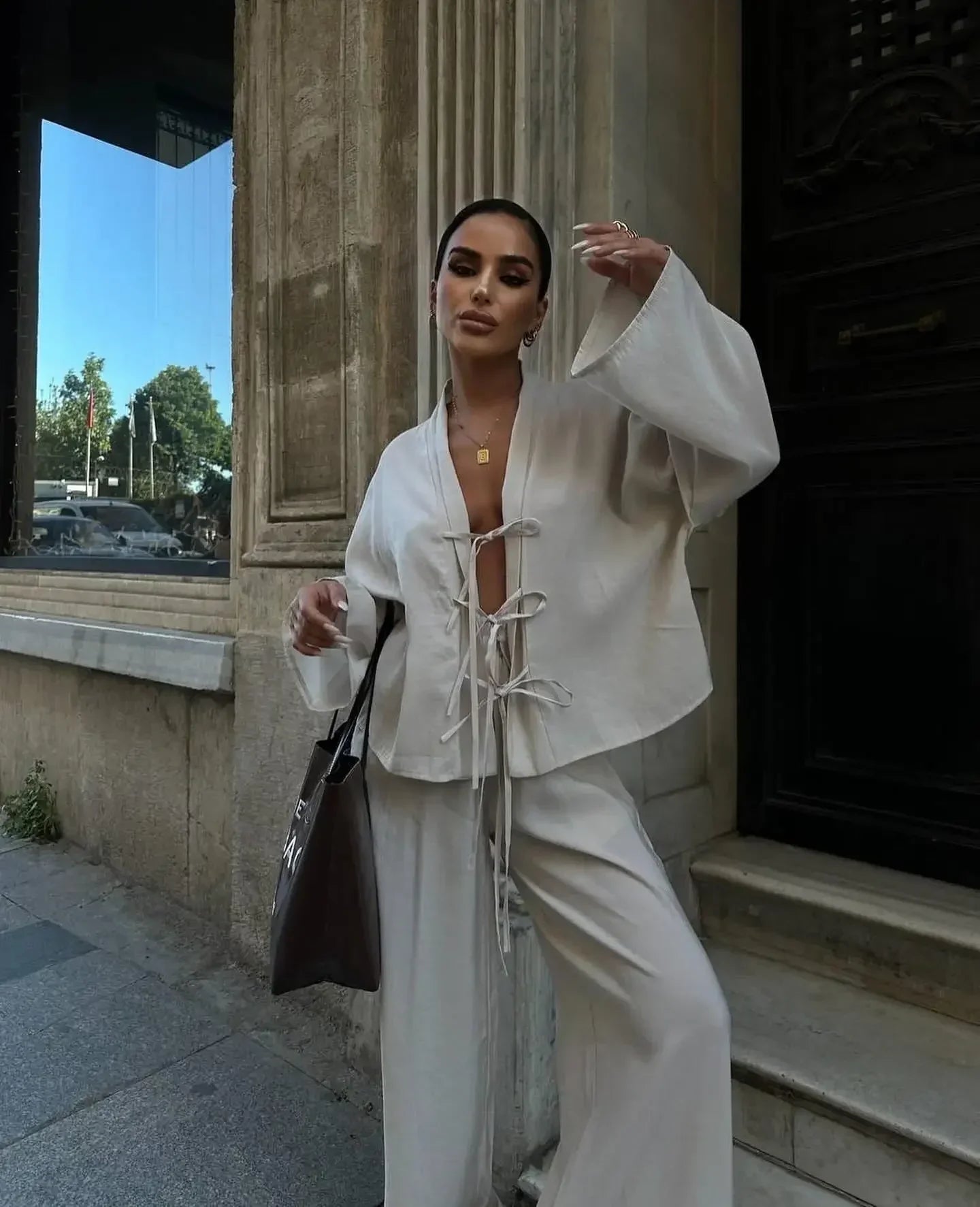 חליפת קזו׳אל קשירה- נועה