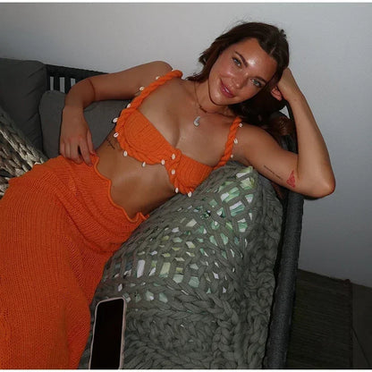 חליפת חוף סרוגה- מיאמי