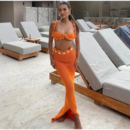 חליפת חוף סרוגה- מיאמי