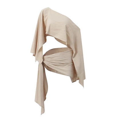 חליפת חוף חצאית קשירה- ניקול