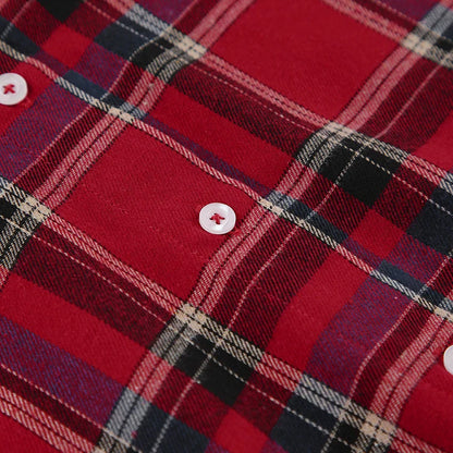 מכופתרת משבצות אדומה- אדל